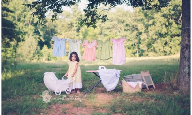 Laundry Day {Rebekah with Mamama’s dresses}
