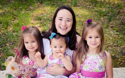 Mommy & Me with Three Sweet Little Girls