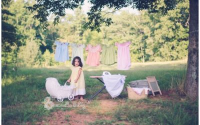 Laundry Day {Rebekah with Mamama’s dresses}